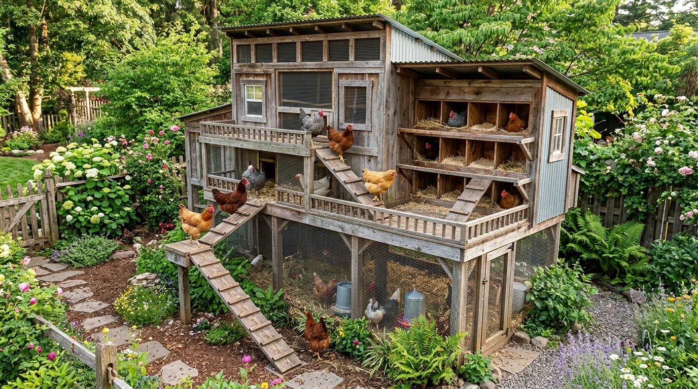 Multi-Level Chicken House